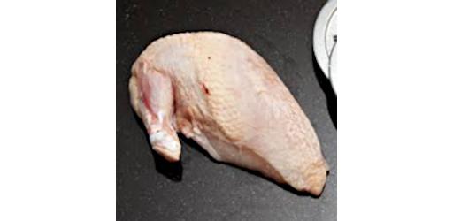 Chicken Breast (bone in) 2 per pack (690g)