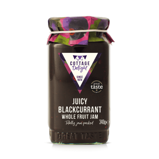 Blackcurrant Jam - Cottage Delight (340g)