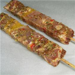 Pork & Gammon Kebab with Salt & Pepper - 4 per pack (552g)